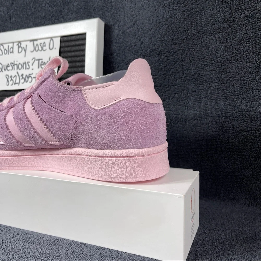ADIDAS SUPERSTAR MINIMALIST ICONS CLEAR PINK WOMENS SHOES SIZE 9 PURPLE MENS 8 N - Picture 10 of 10